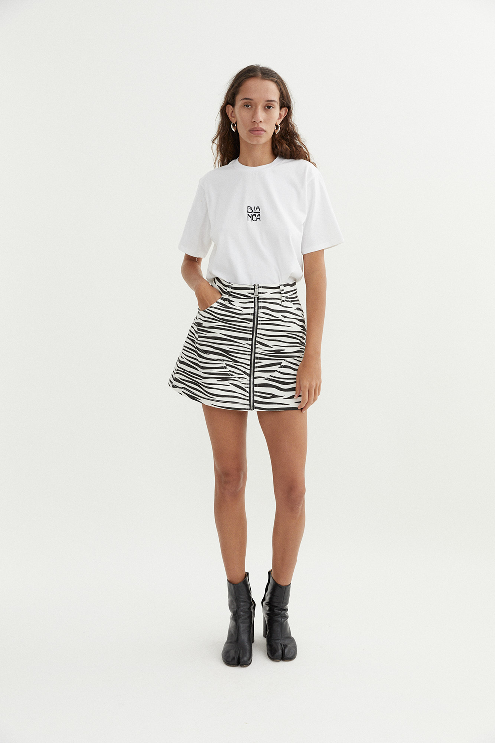 Mini sales skirt zebra