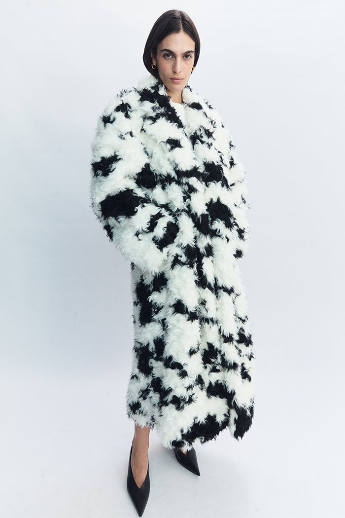 Catarina Fur Coat White Pre-Order