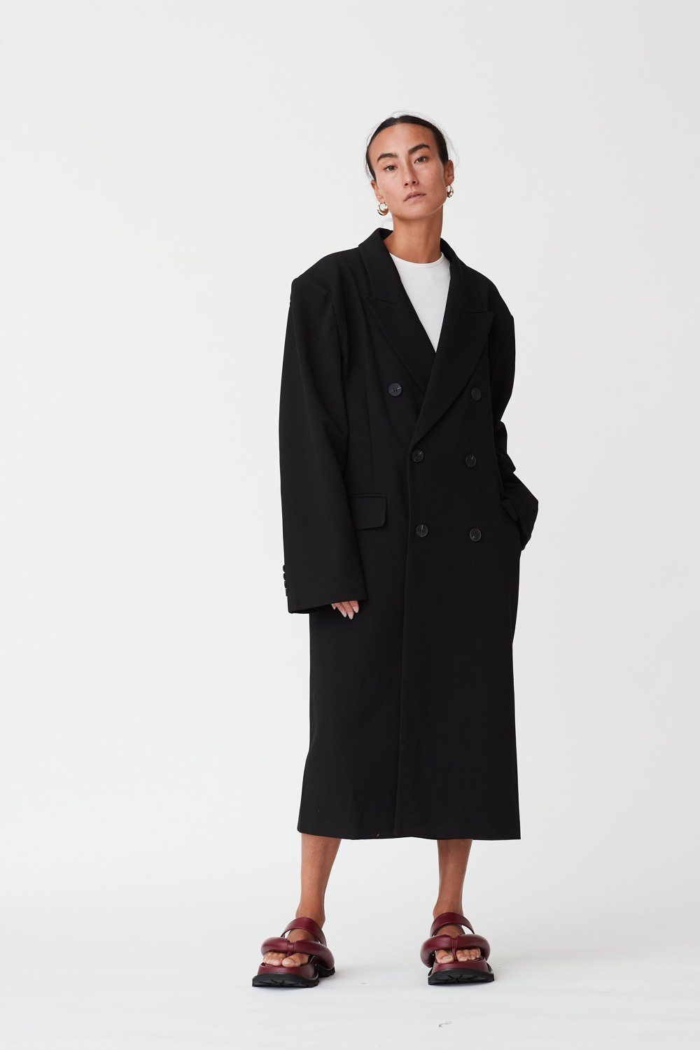 Carmen Coat in Black - BLANCA