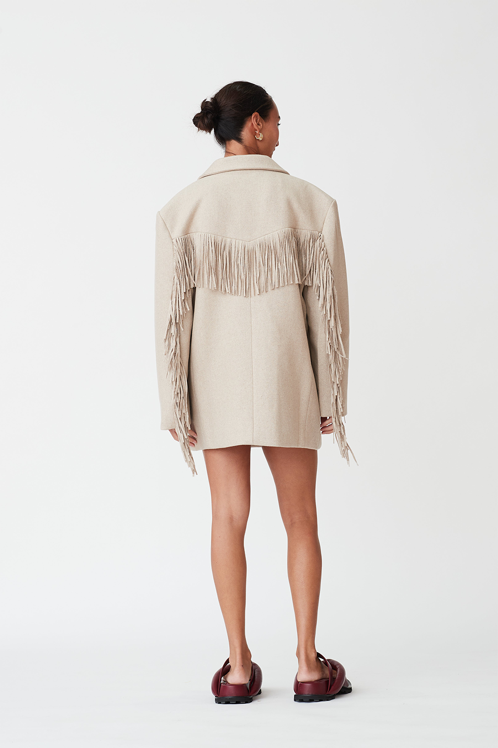 Austin Blazer in Cream - BLANCA