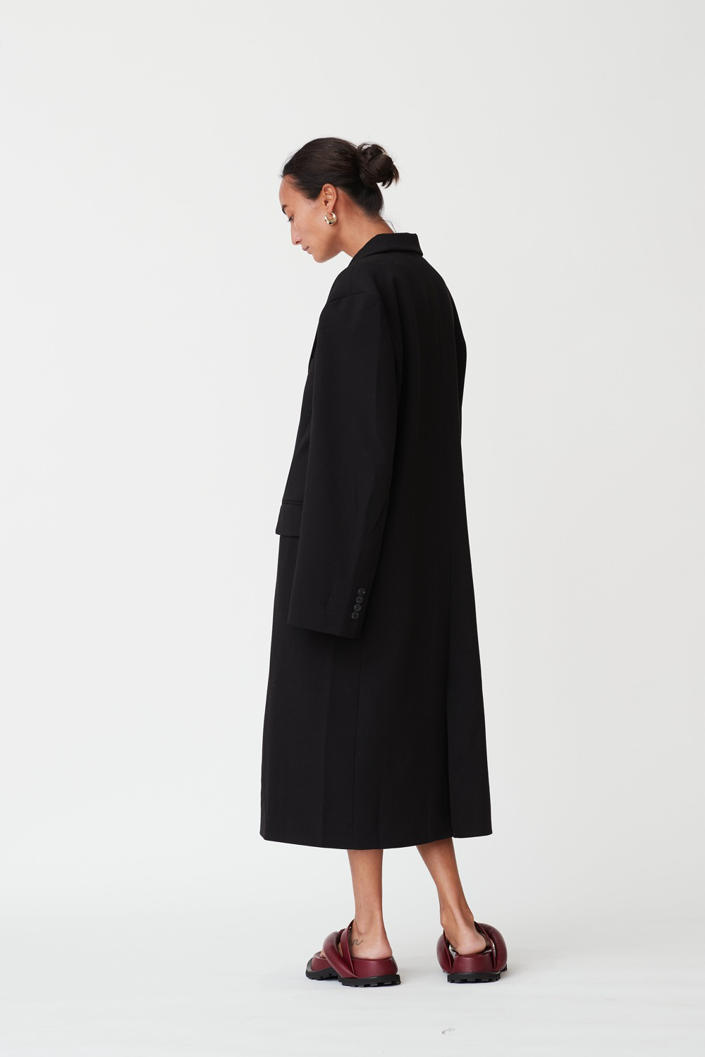 Carmen Coat in Black - BLANCA