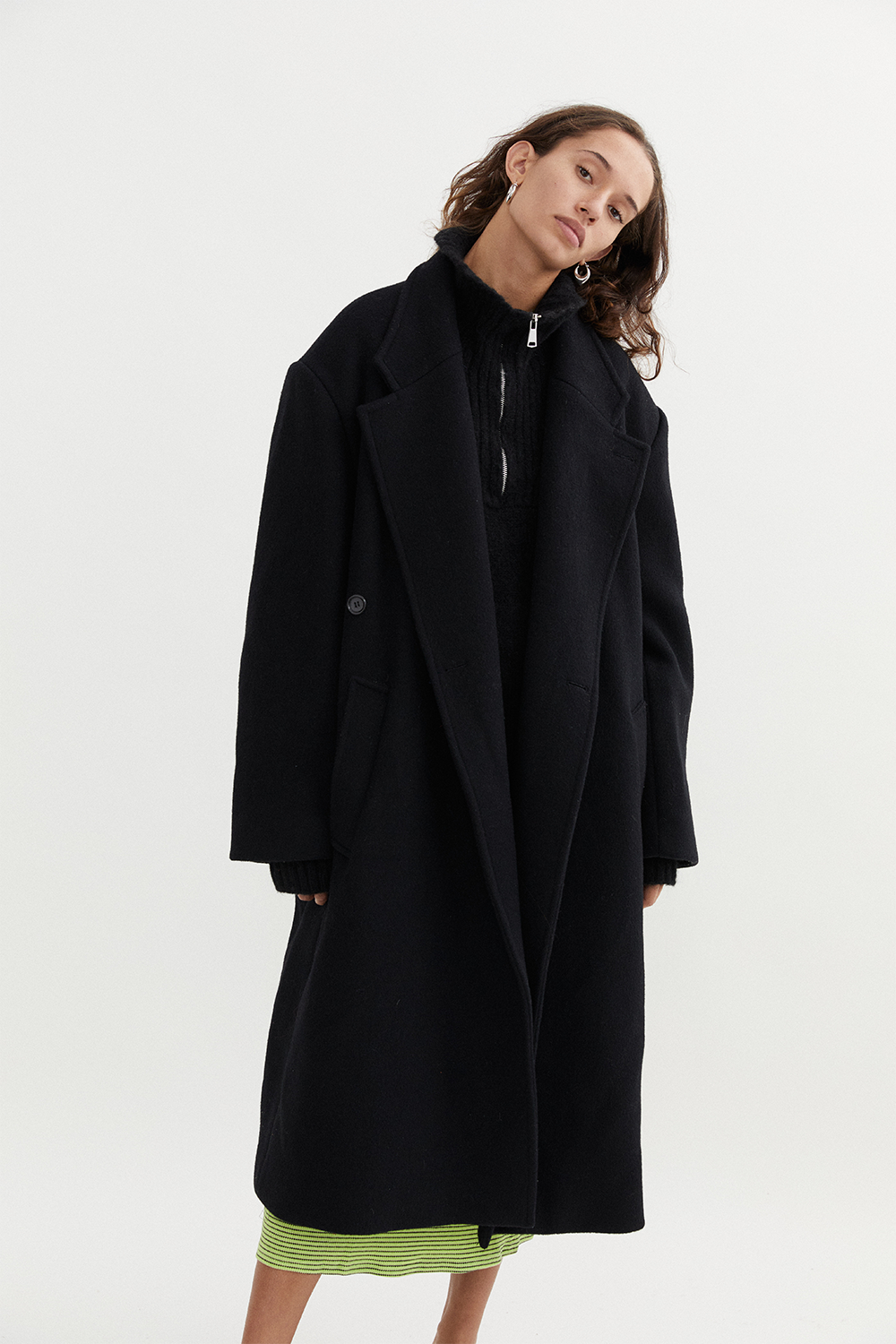 Adeline Coat in Black - BLANCA
