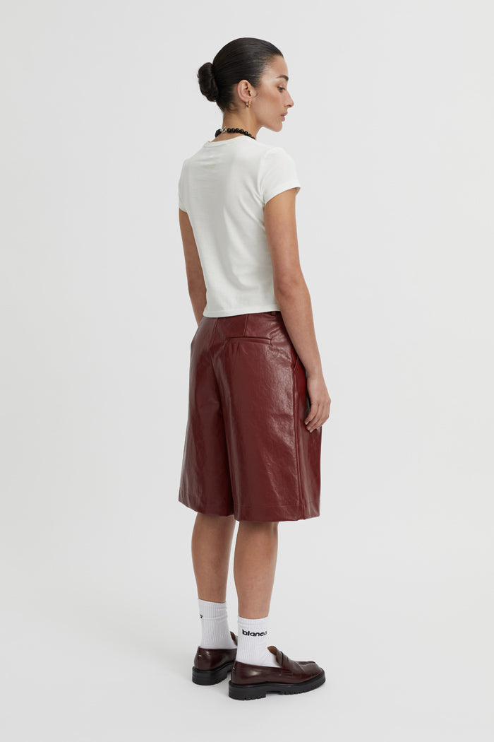 Laina Baby Tee White