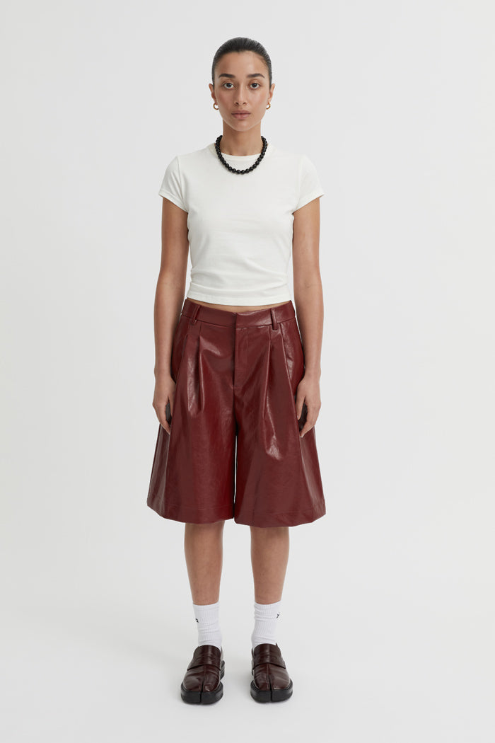 Laina Baby Tee White