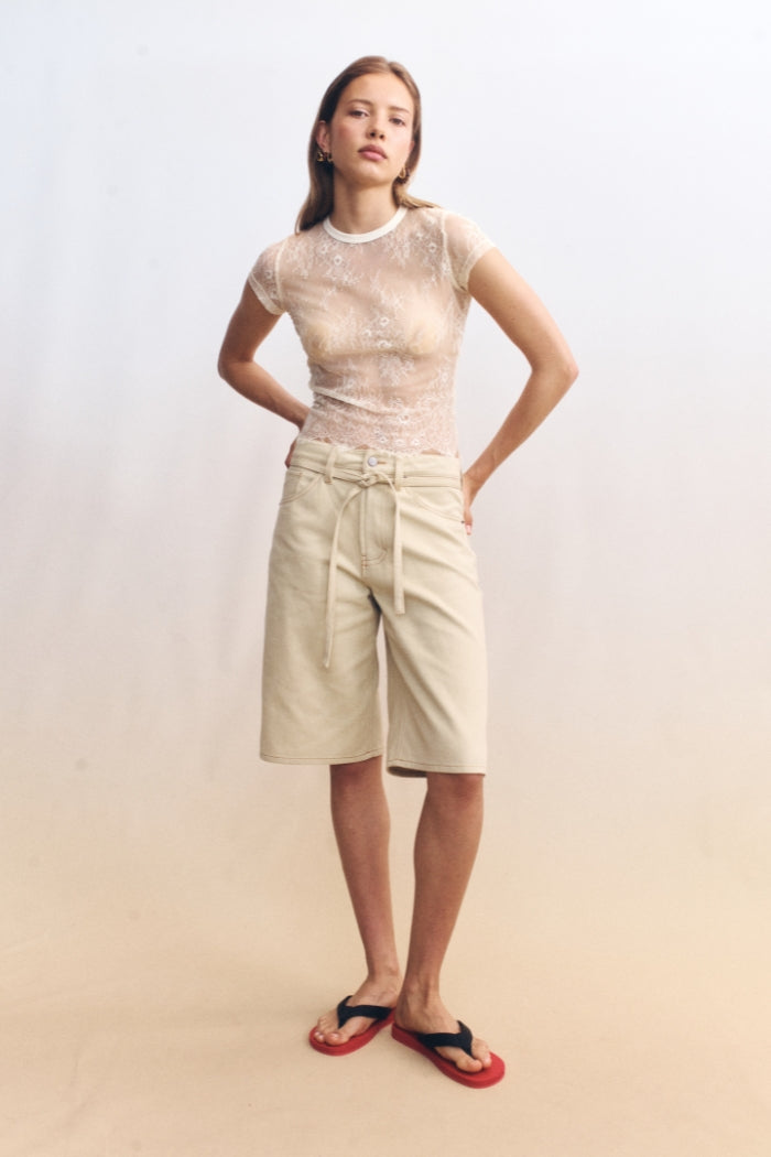 Tamsin Shorts Cream
