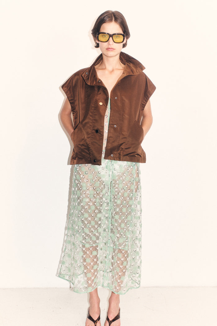 Virgo Vest Brown – Blanca Studio