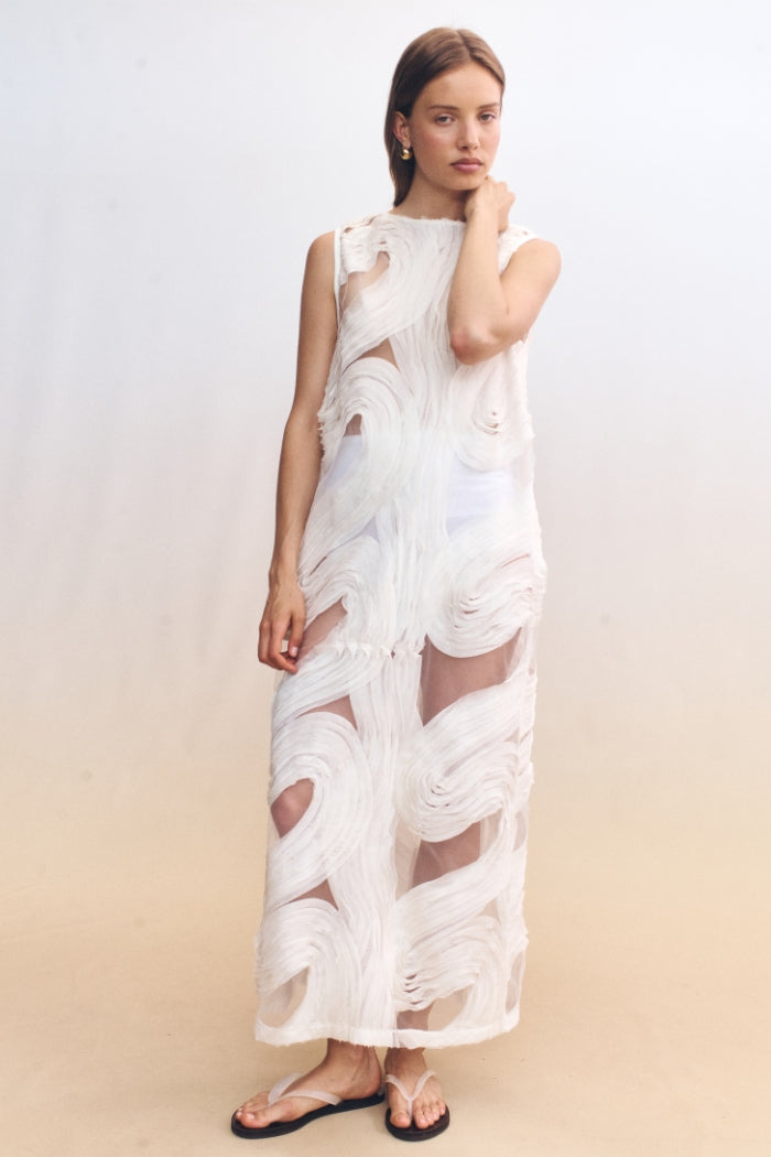 Delmare Dress Ivory