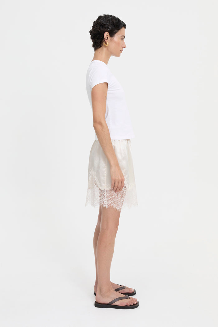 lily white skirt Blanca Lily Skirt In Cream, Size M