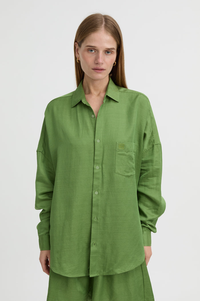 Celine Shirt Green