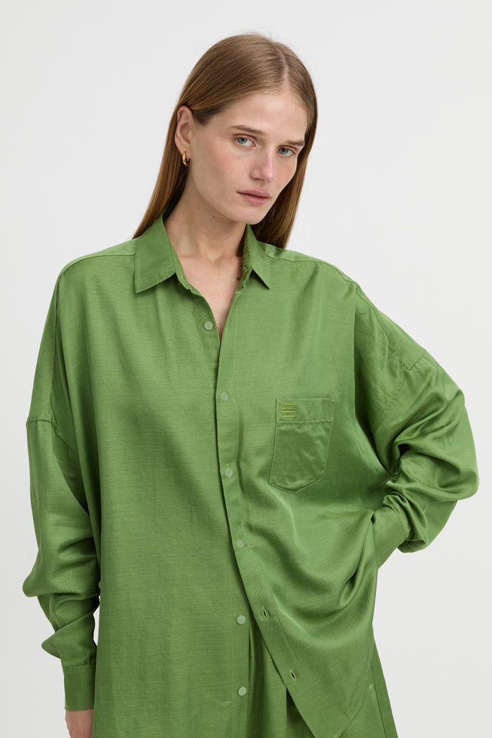 Celine Shirt Green
