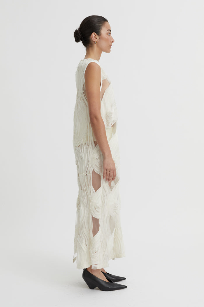 Delmare Dress Ivory