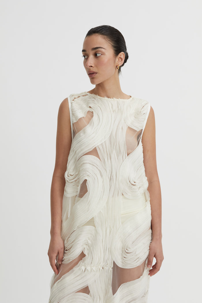 Delmare Dress Ivory