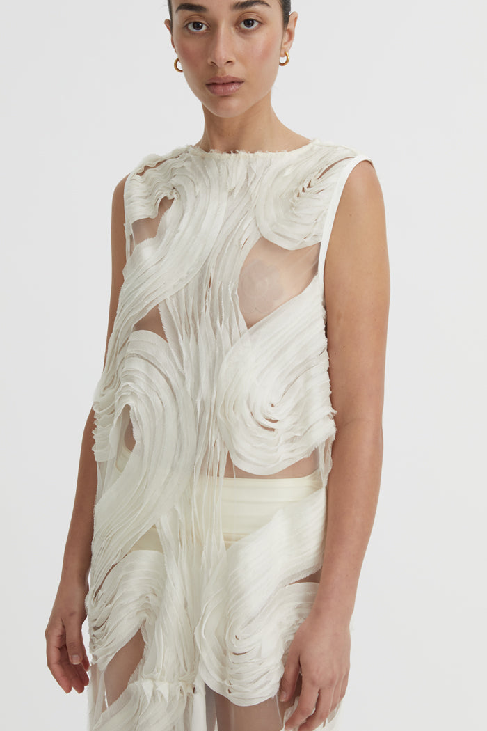 Delmare Dress Ivory