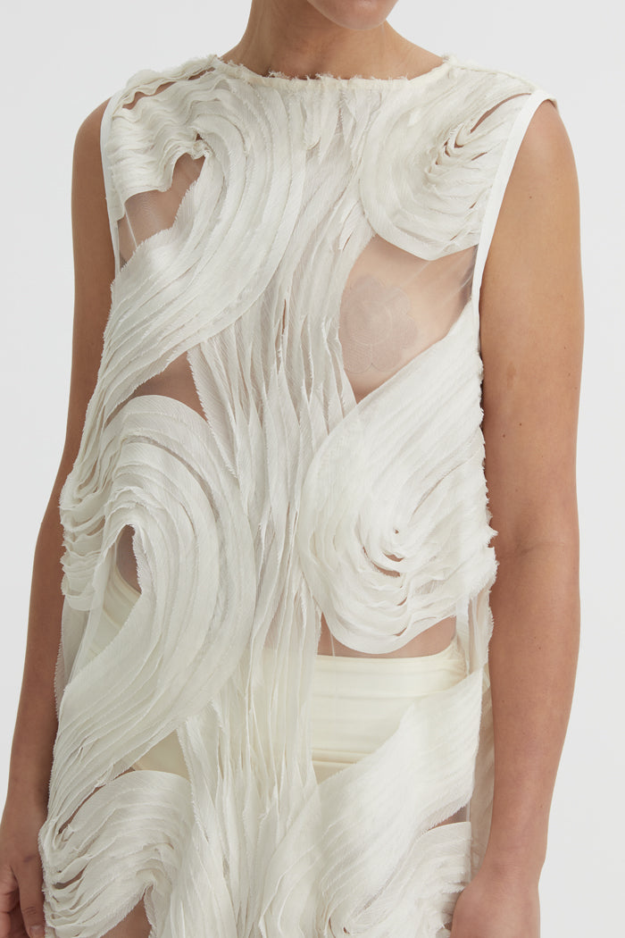 Delmare Dress Ivory