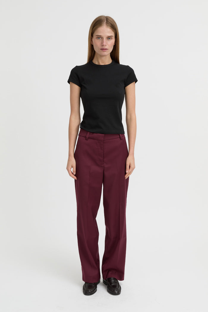 Laina Baby Tee Black