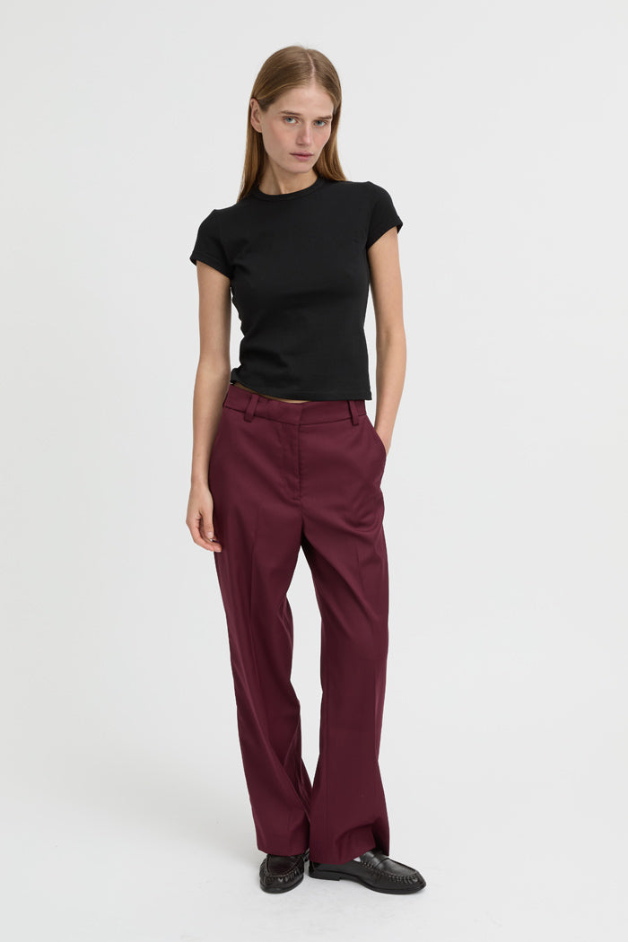 Laina Baby Tee Black