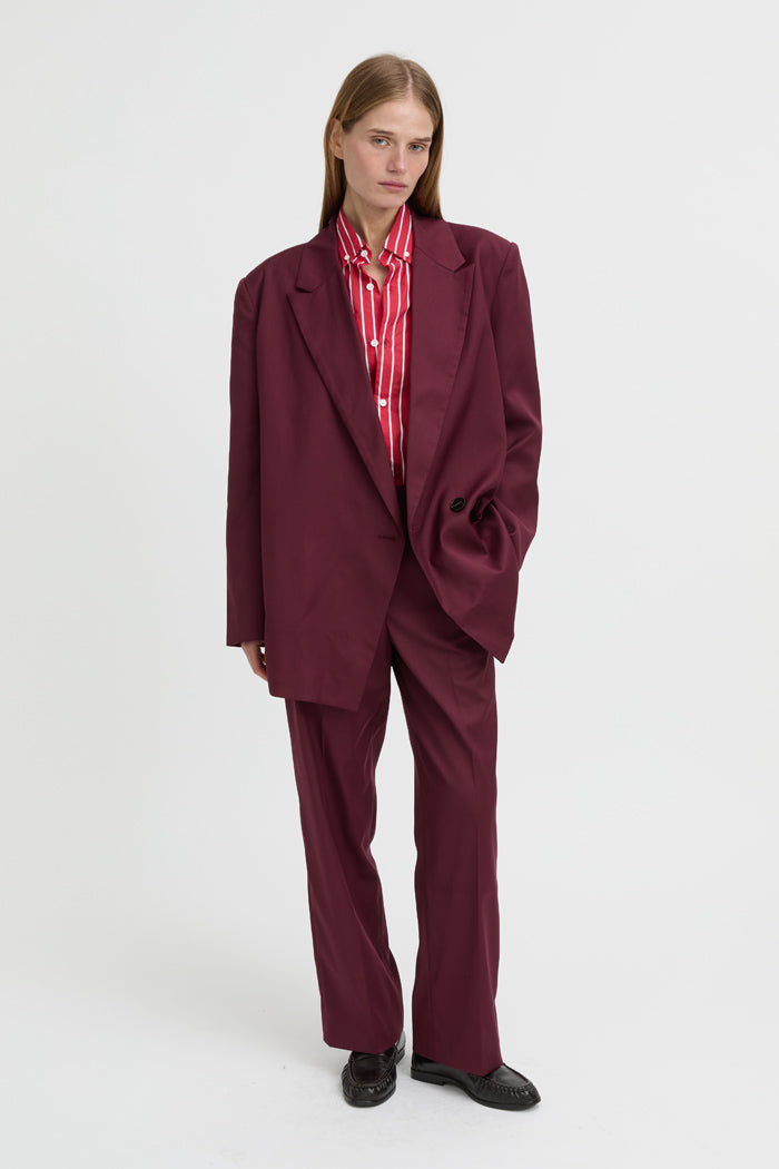 Blythe Trousers Burgundy