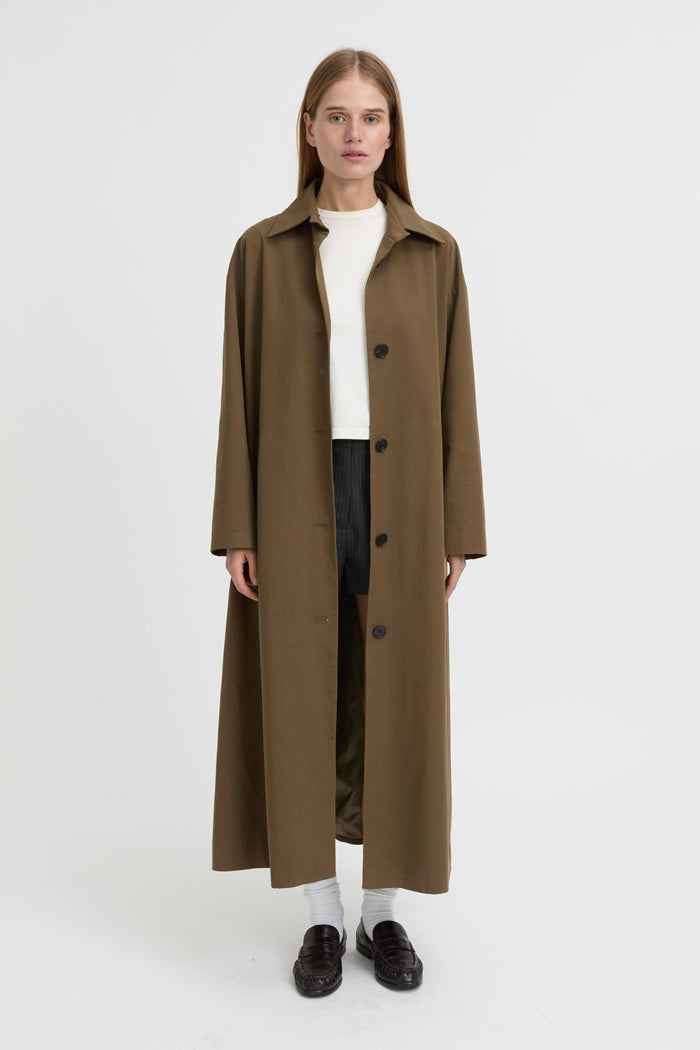 Moira Trench Brown