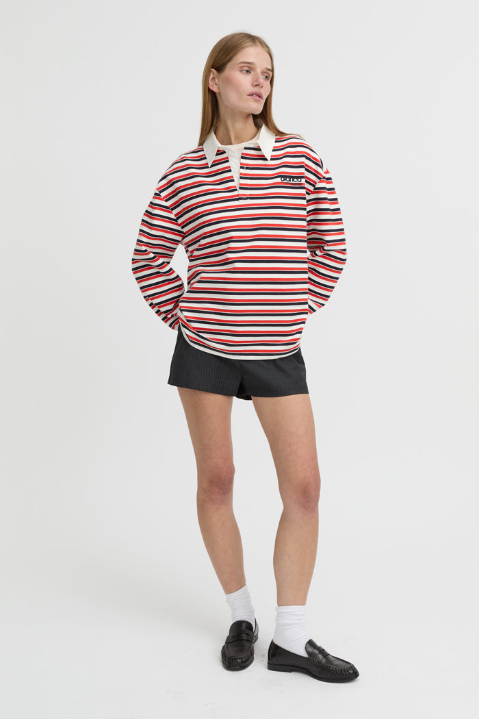 Ellie Polo Top Red