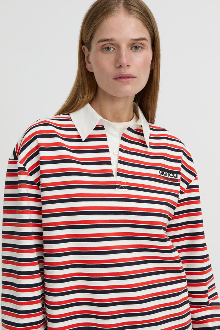 Ellie Polo Top Red
