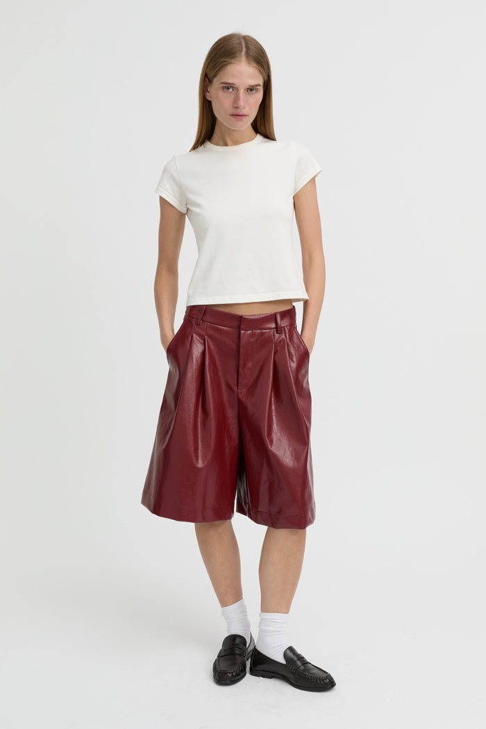 Laina Baby Tee White