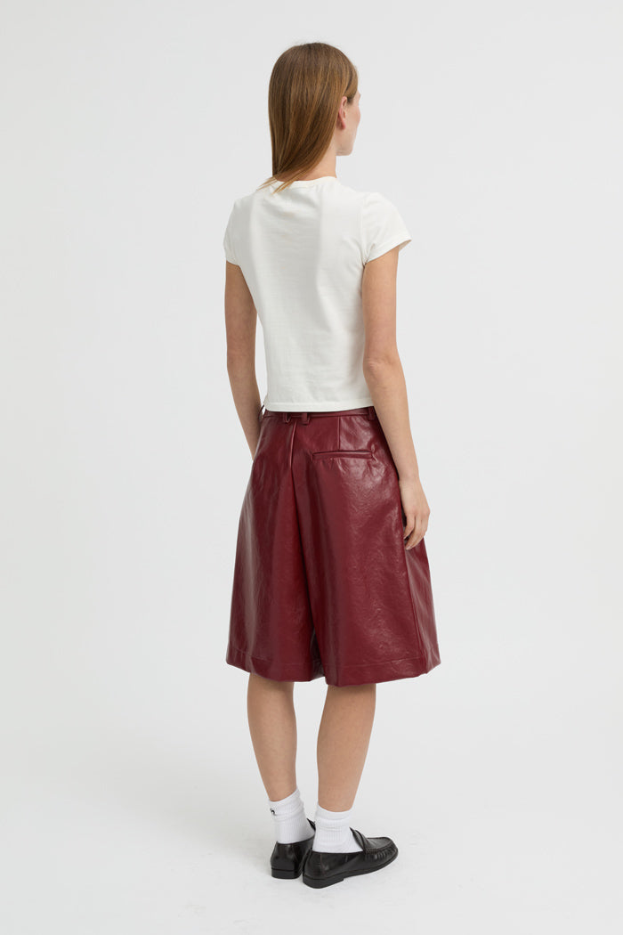 Laina Baby Tee White