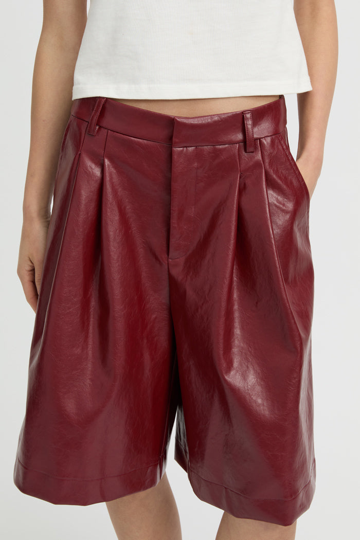 Kaia Shorts Burgundy