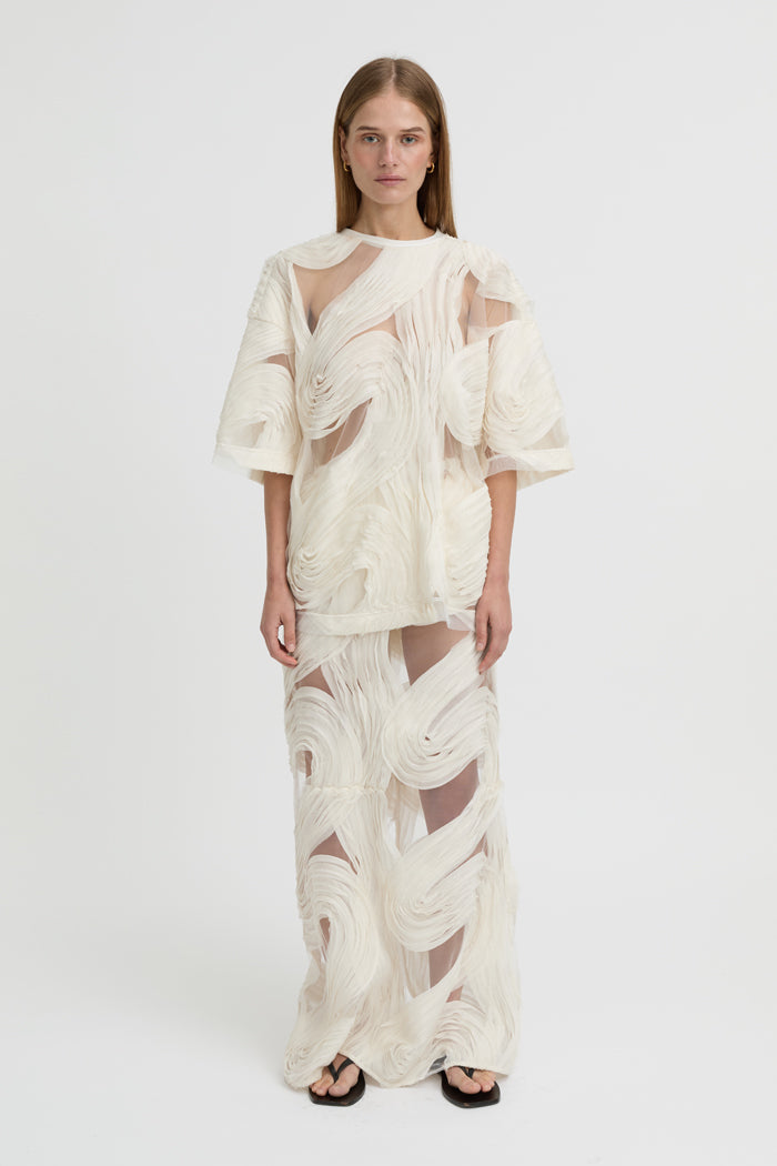Delmare Top Ivory