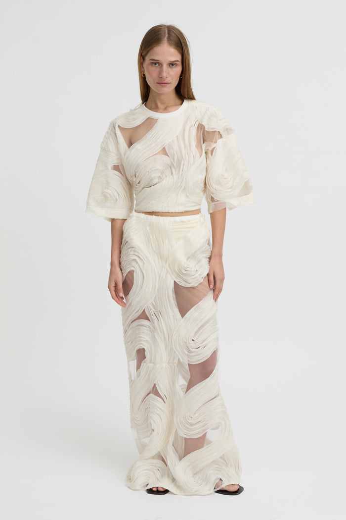 Delmare Skirt Ivory