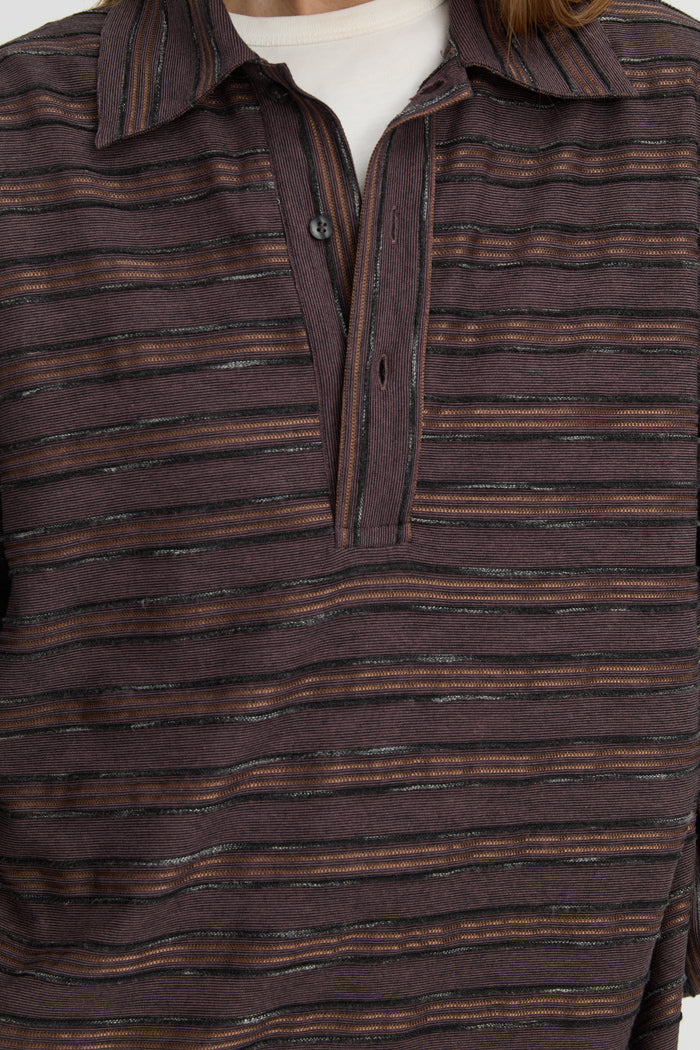 Wynn Polo Top Burgundy
