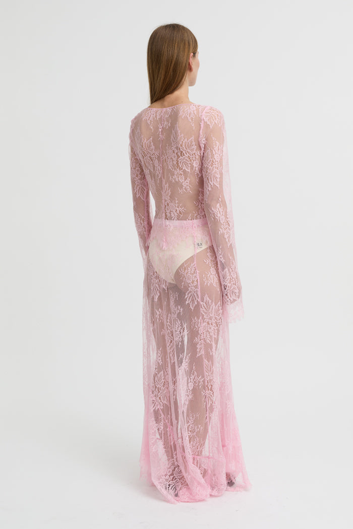 Veda Lace Skirt Pink