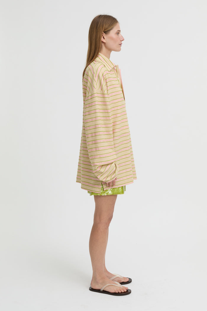 Wynn Polo Top Beige