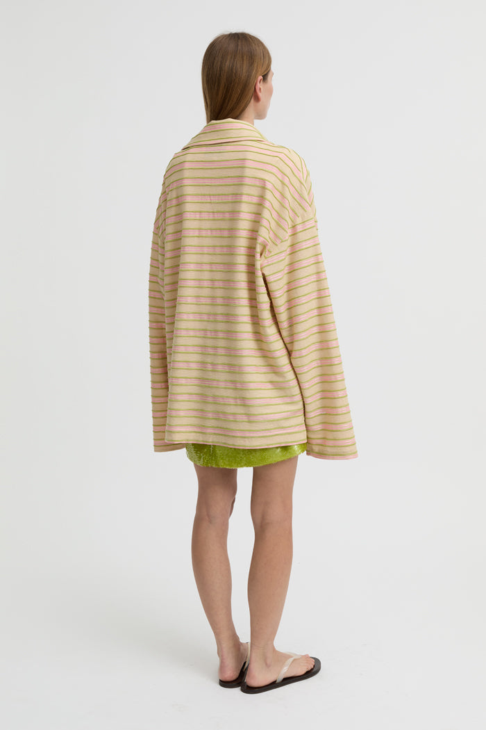 Wynn Polo Top Beige