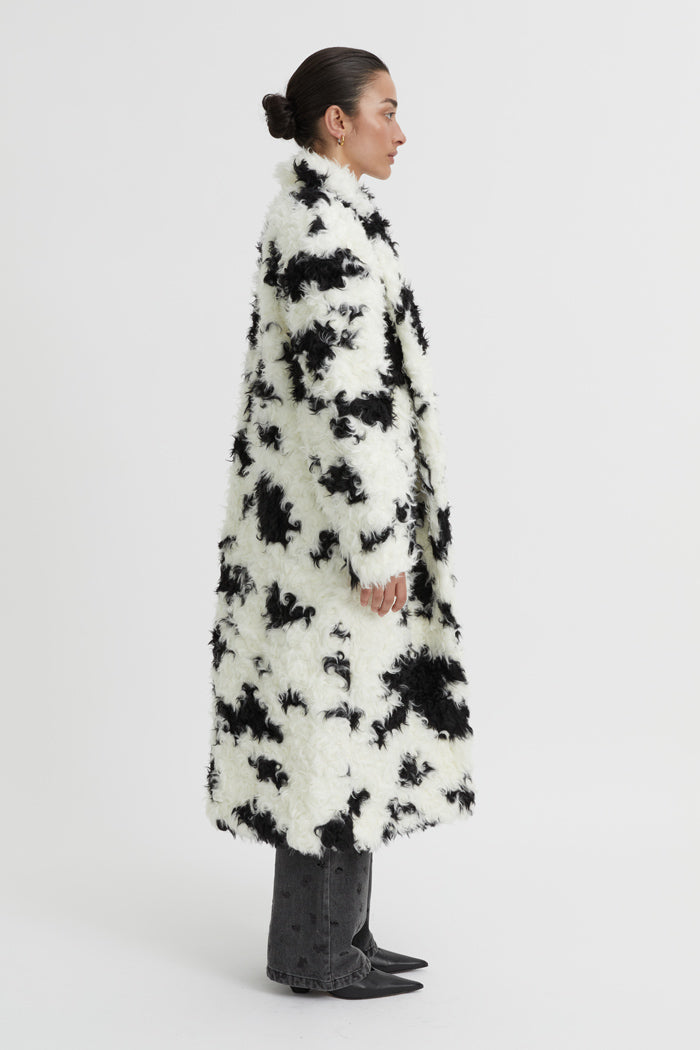 Catarina Fur Coat White