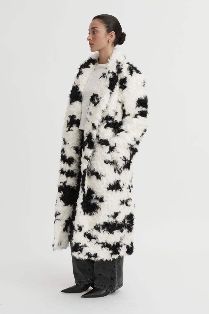 Catarina Fur Coat White