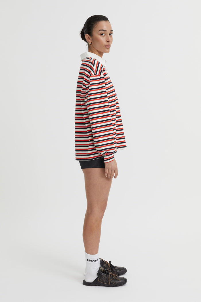 Ellie Polo Top Red