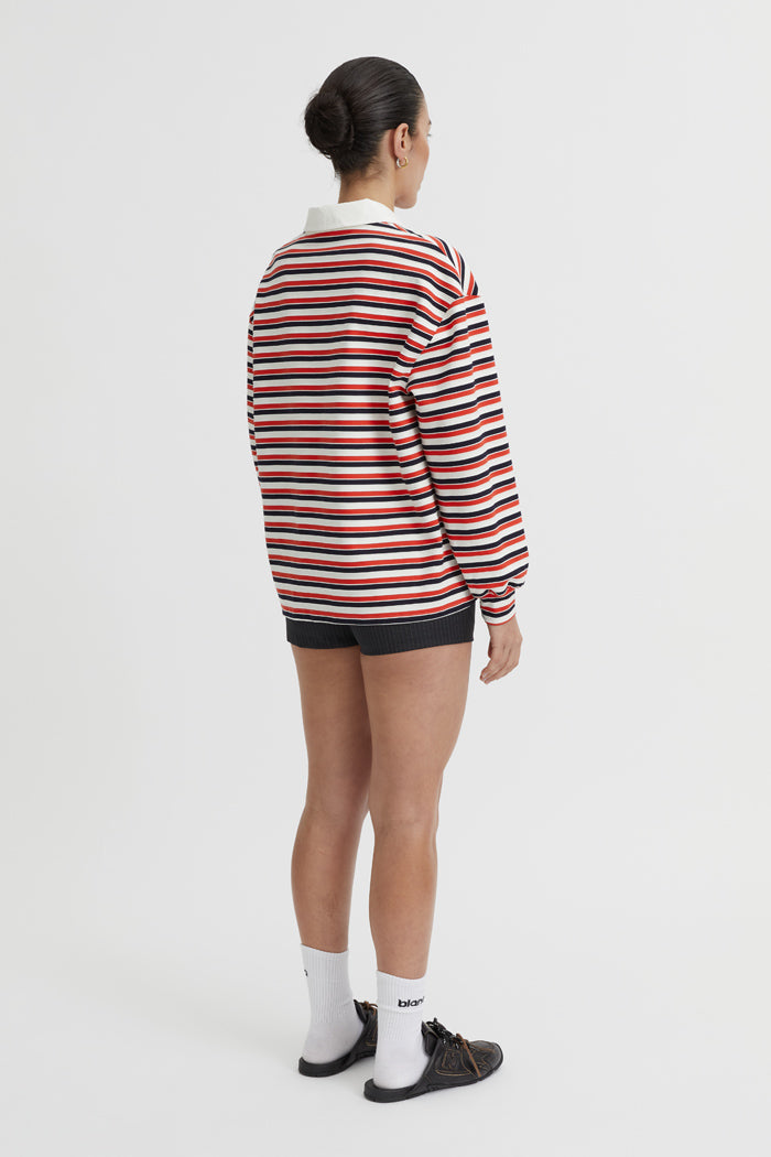 Ellie Polo Top Red