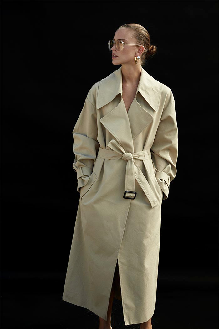 Anne Trench in Beige