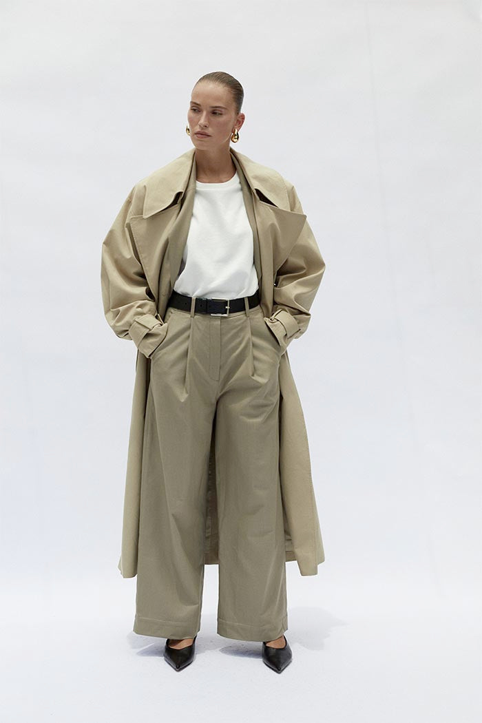 Anne Trench in Beige