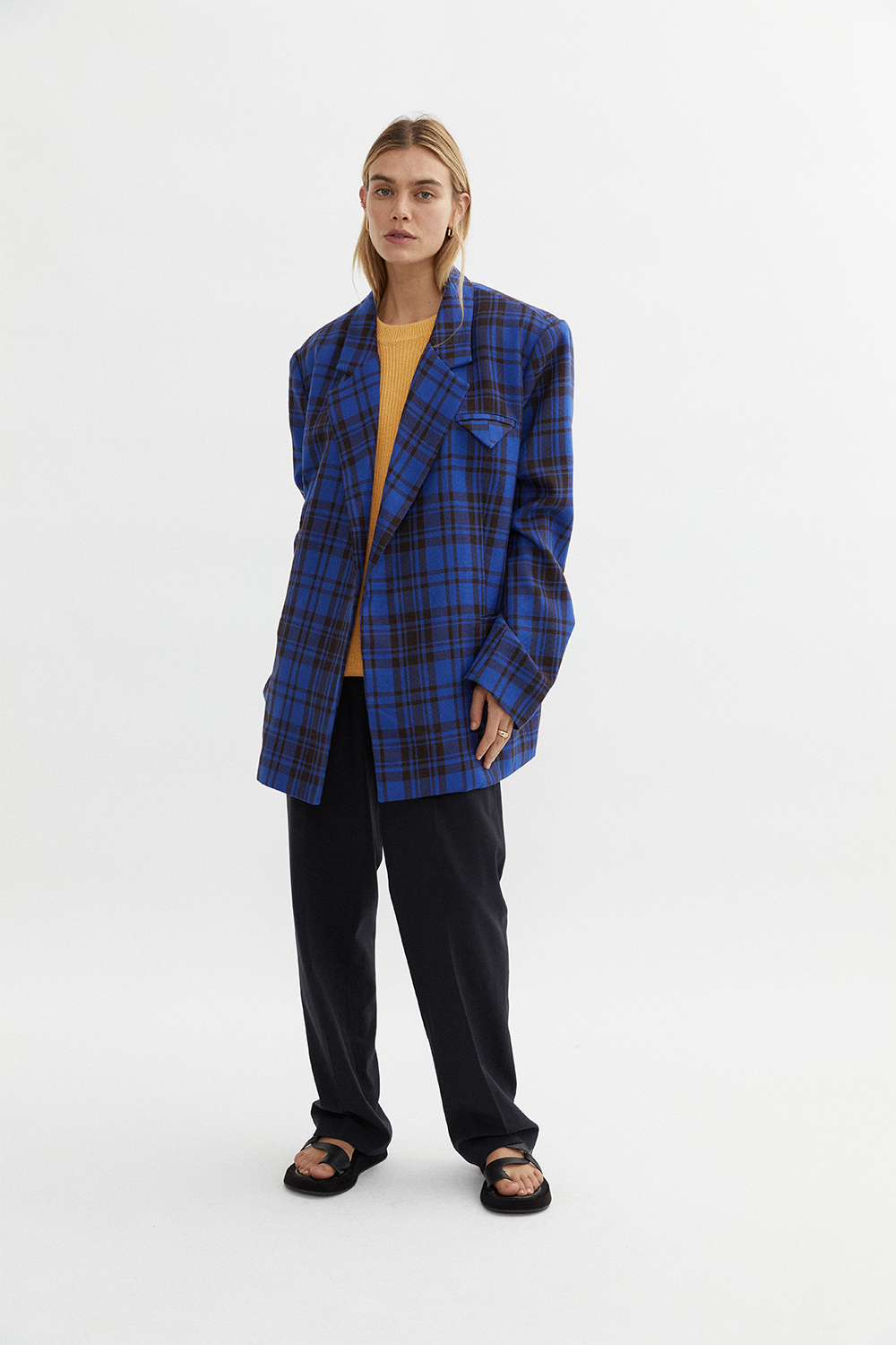 Samantha Blazer in Cobalt - BLANCA