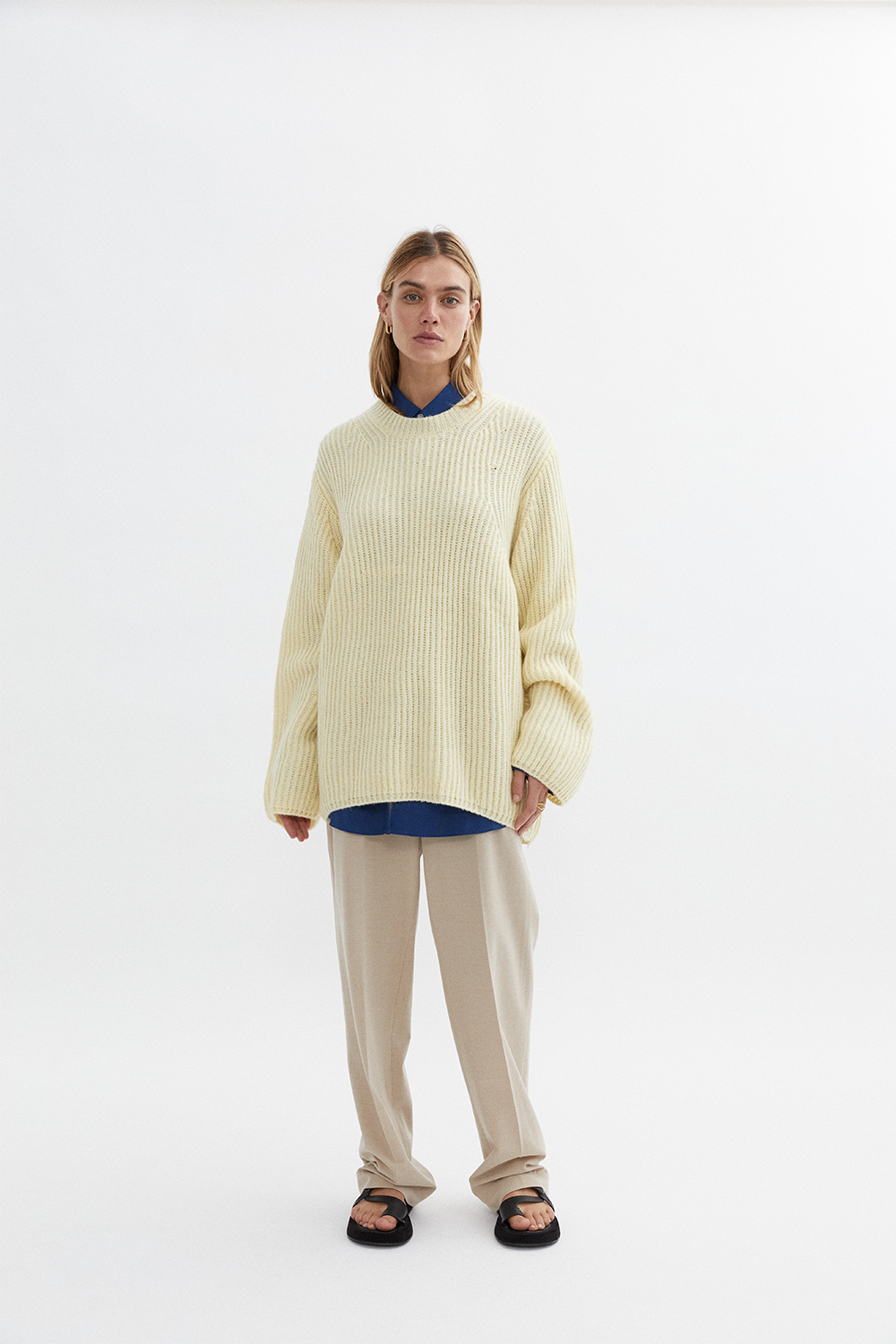 Sally Sweater in Butter - BLANCA