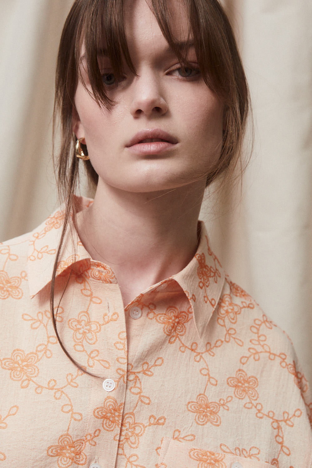 Rosana Shirt in Apricot by BLANCA