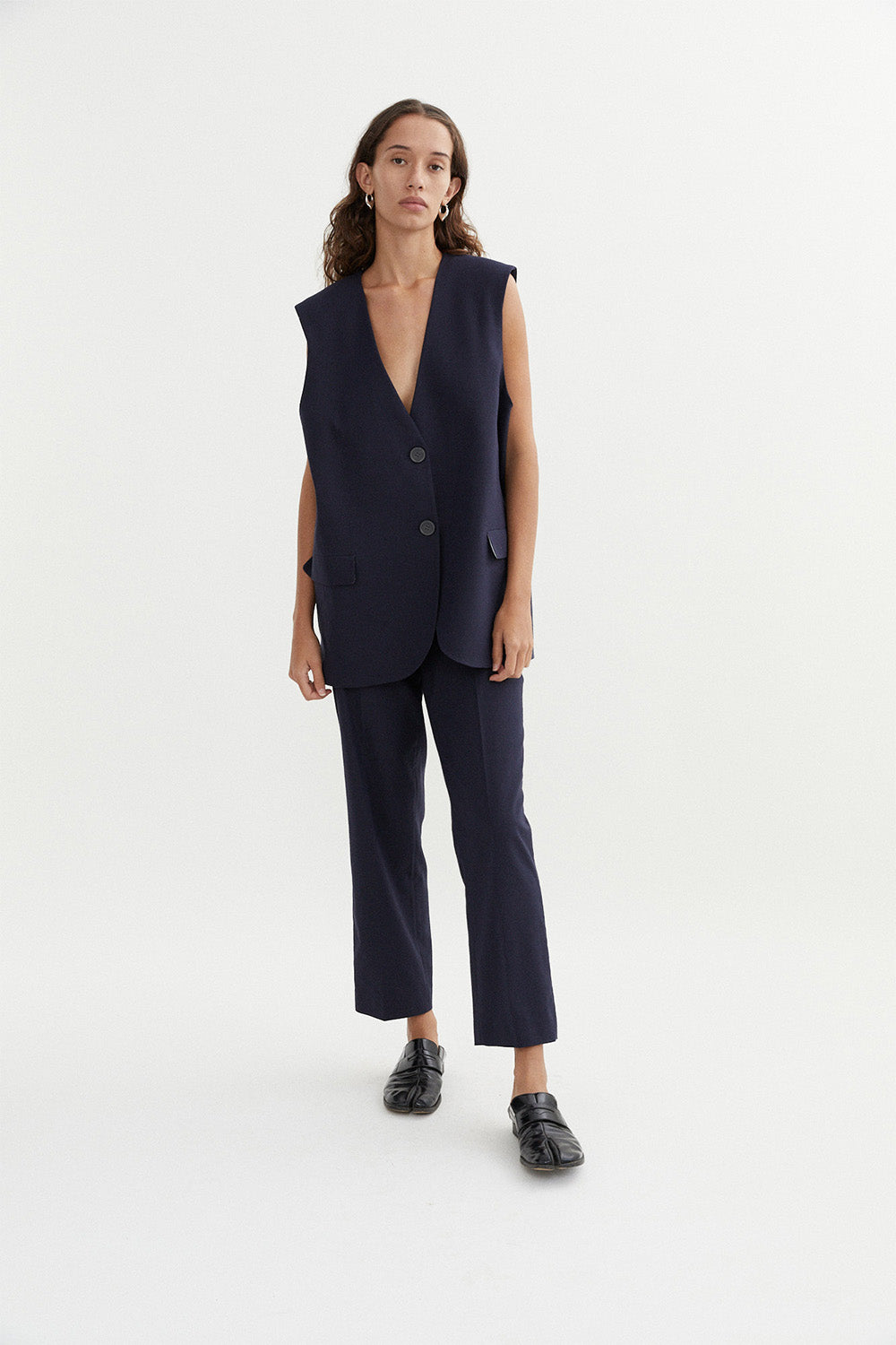 Halston Pants in Navy by BLANCA