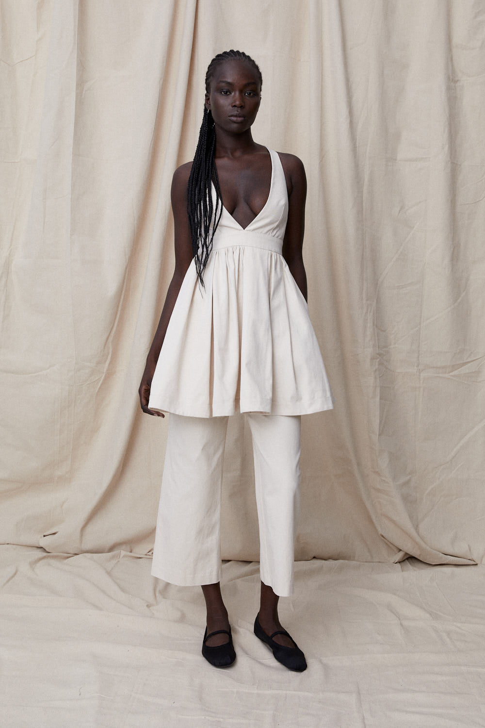 Viola Dress in Cream by BLANCA
