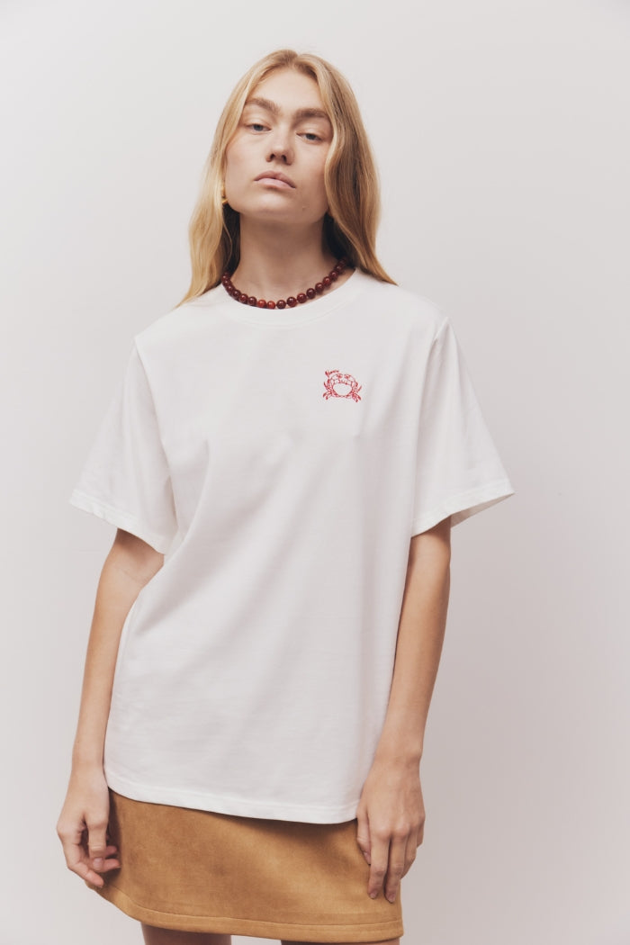 Crab Tee White