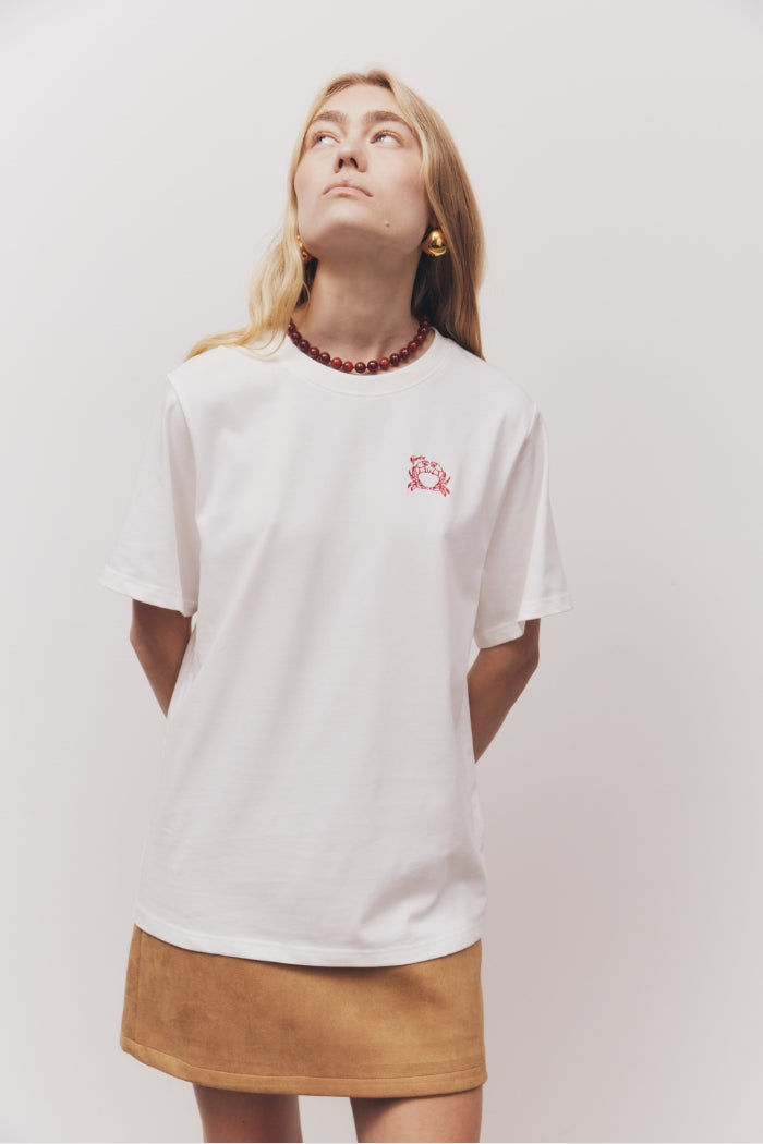 Crab Tee White