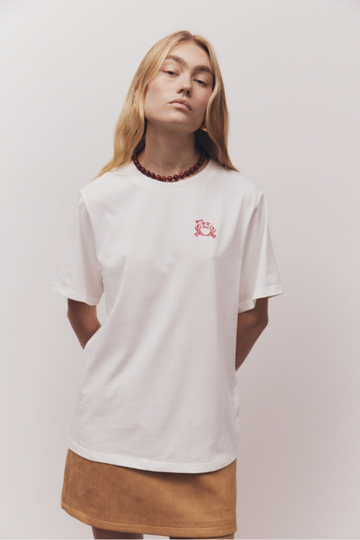 Crab Tee White