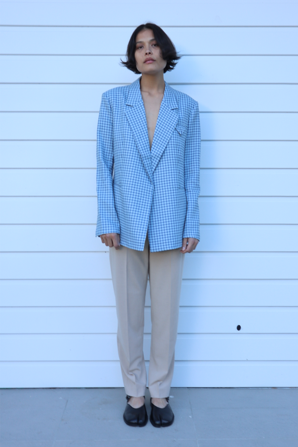 Samantha Blazer in Periwinkle - BLANCA