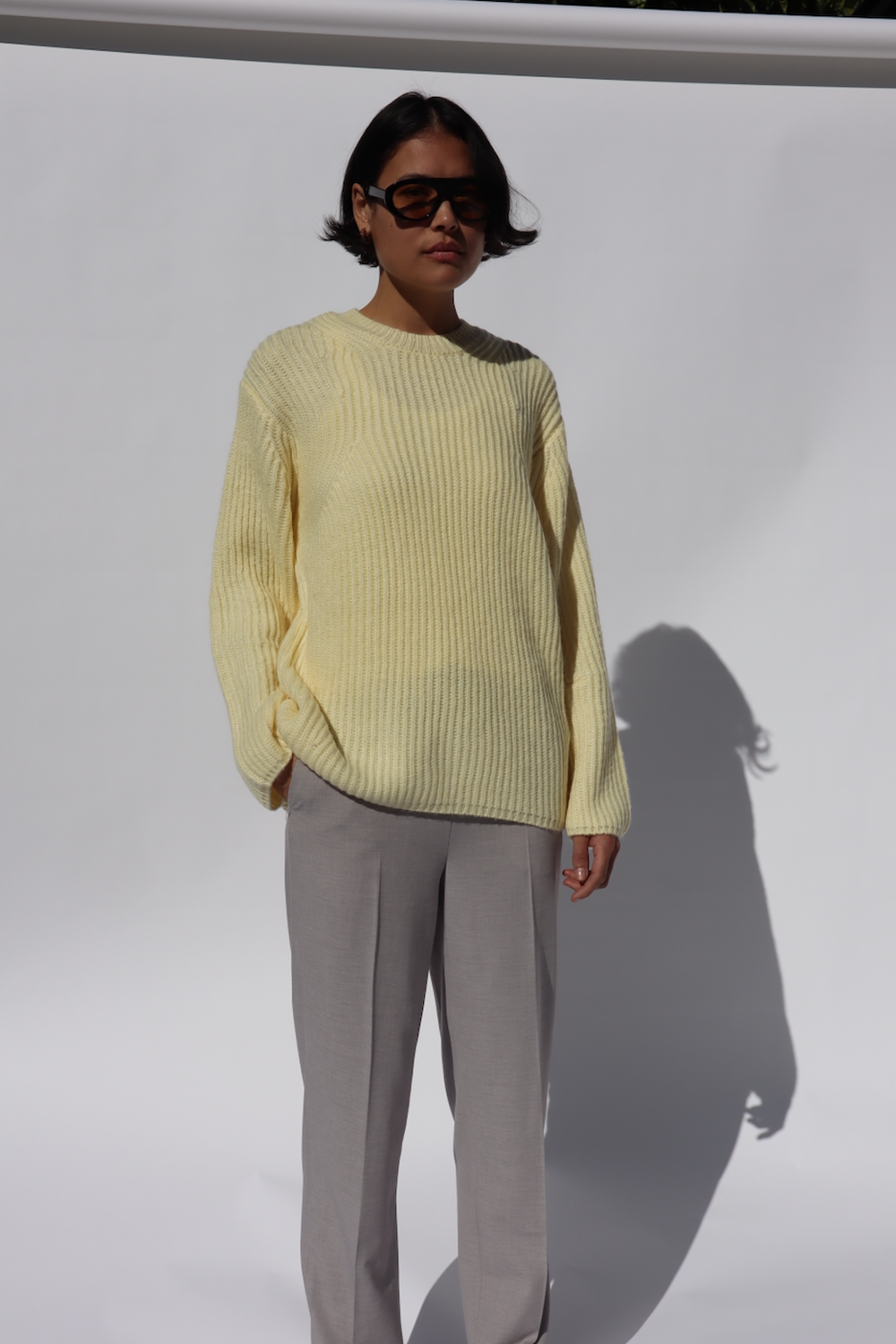Sally Sweater in Butter - BLANCA