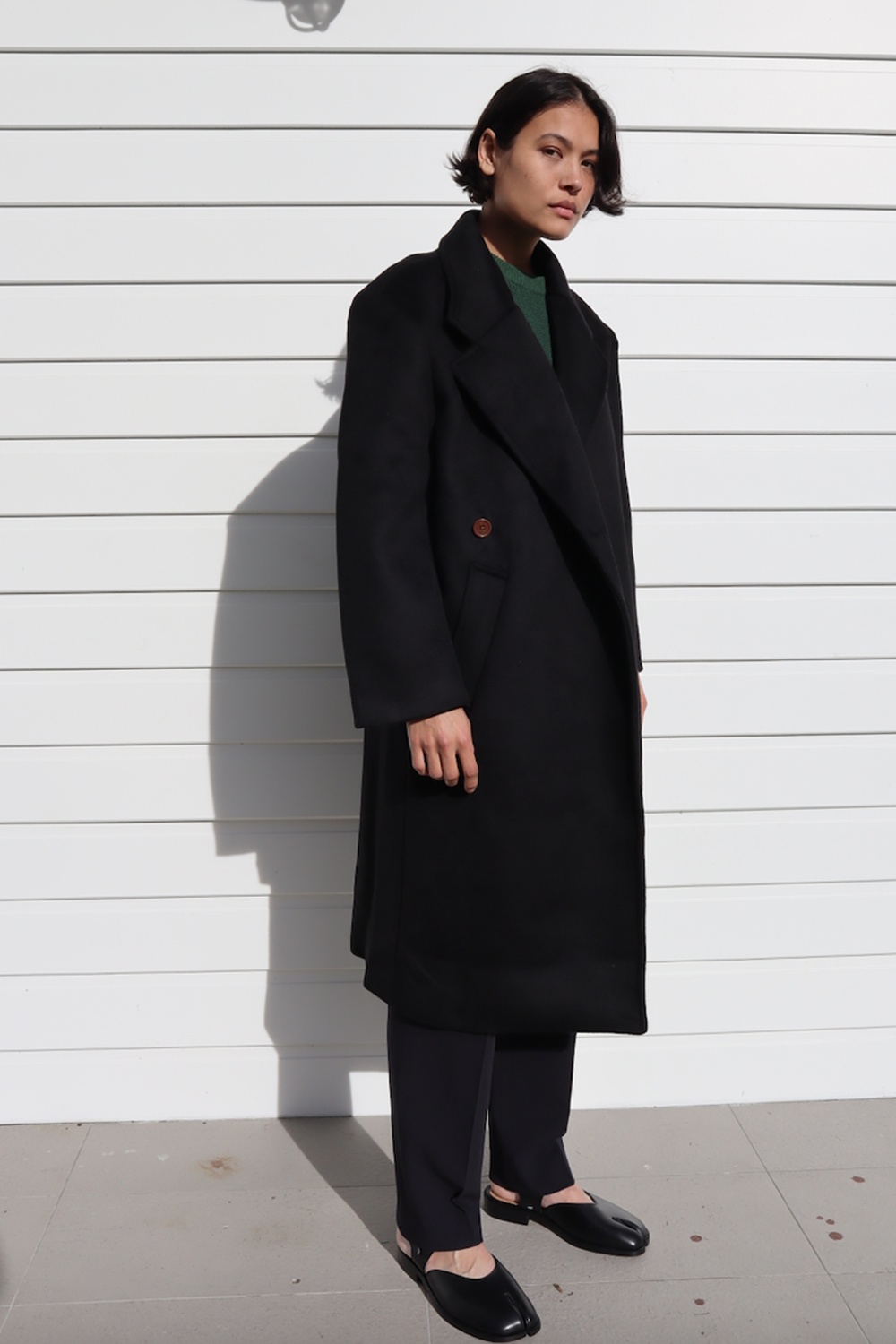 Adeline Coat in Black - BLANCA